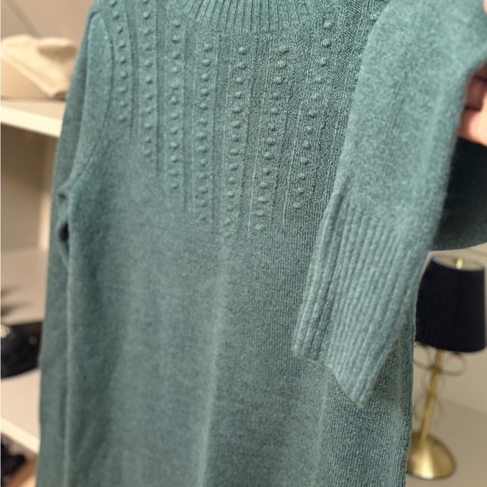 RW&CO. Green Oversized Cowl Neck Sweater, XS
